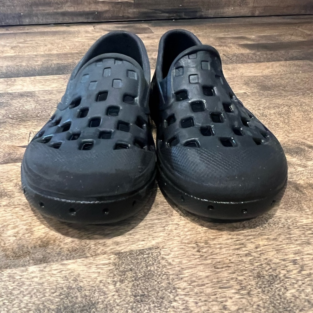 Vans toddler black slip on